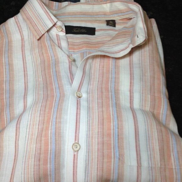 NWOT Tasso Elba Linen/Cotton Men L,Classic, Beach Vacation, Outside Party, Cool - Picture 4 of 4